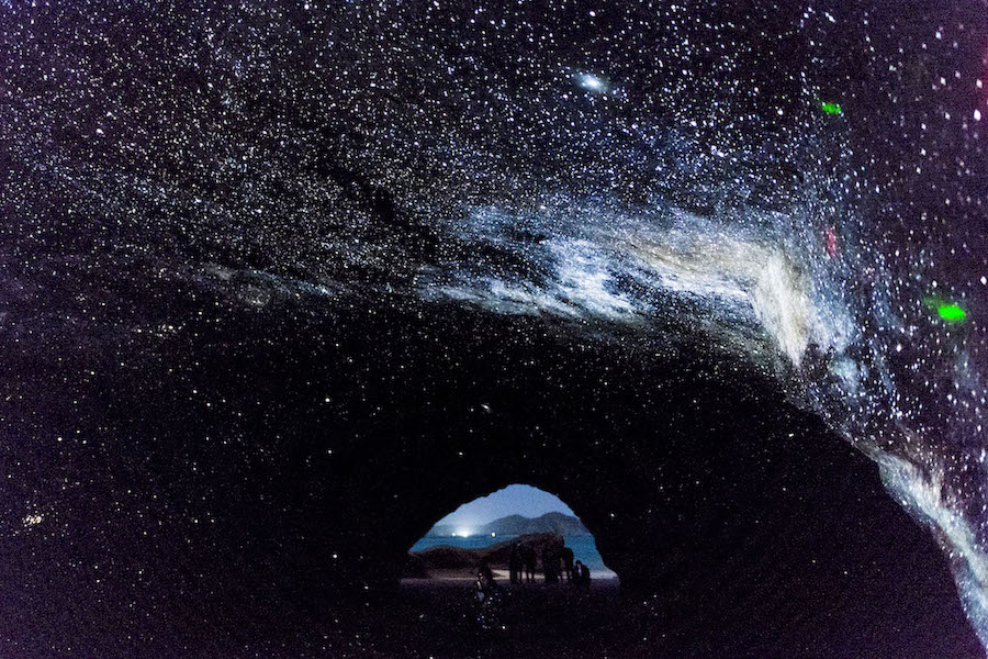 「星の洞窟」の様子 (2018年撮影)