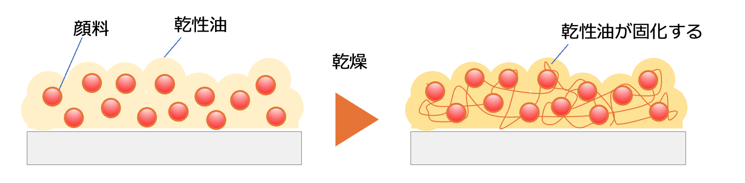 「油絵の具」のしくみ